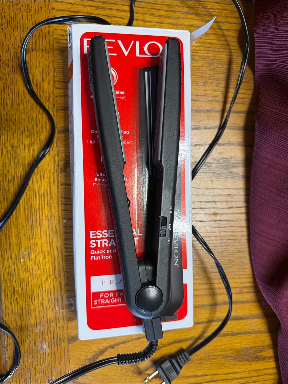 Revlon Black Compact 1" Flat Iron